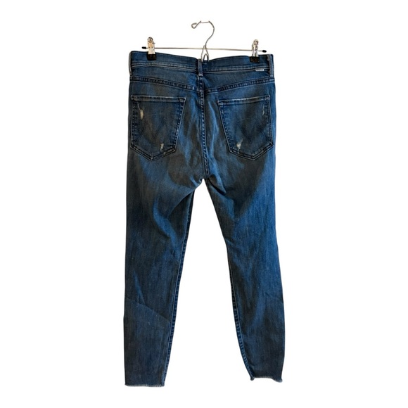 Mother High Rise Ankle Skinny Jeans. - Picture 4 of 7